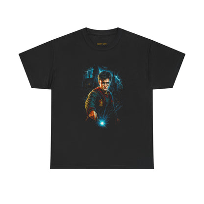 Magic Wizard Tee — Dark Fantasy Wizard Casting Spell T‑Shirt