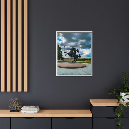 Kaunas Matte Canvas, Framed (Multi-color)