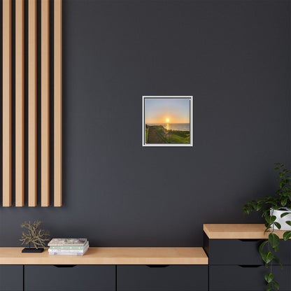 Sunset in Ballybunion 2 Matte Canvas, Framed (Multi-color)