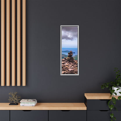 Mount Brandon Top Matte Canvas, Framed (Multi-color)