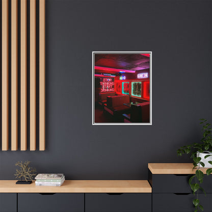 The Mermaids Night Club Matte Canvas, Framed (Multi-color)