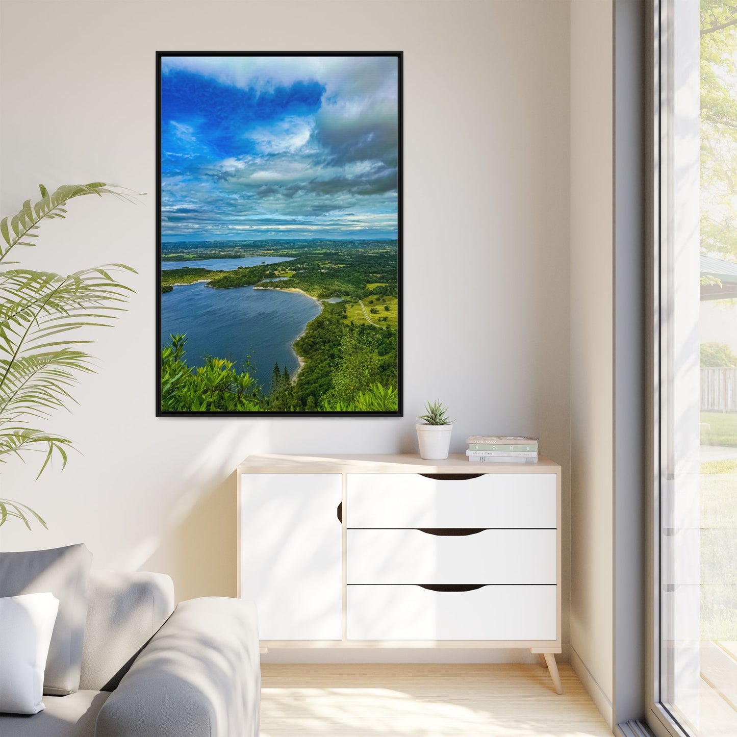 Killarney Trail 2 Matte Canvas, Framed (Multi-color)