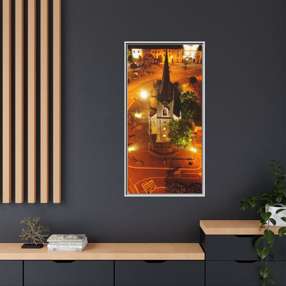 Listowel Church Matte Canvas, Framed (Multi-color)