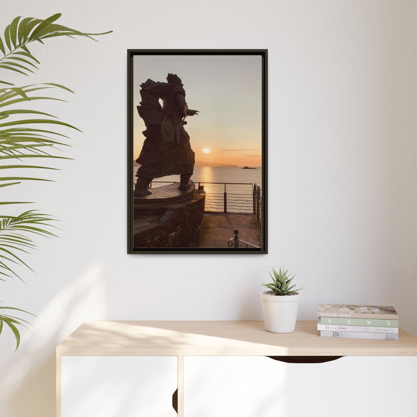 Fenit Matte Canvas, Framed (Multi-color)