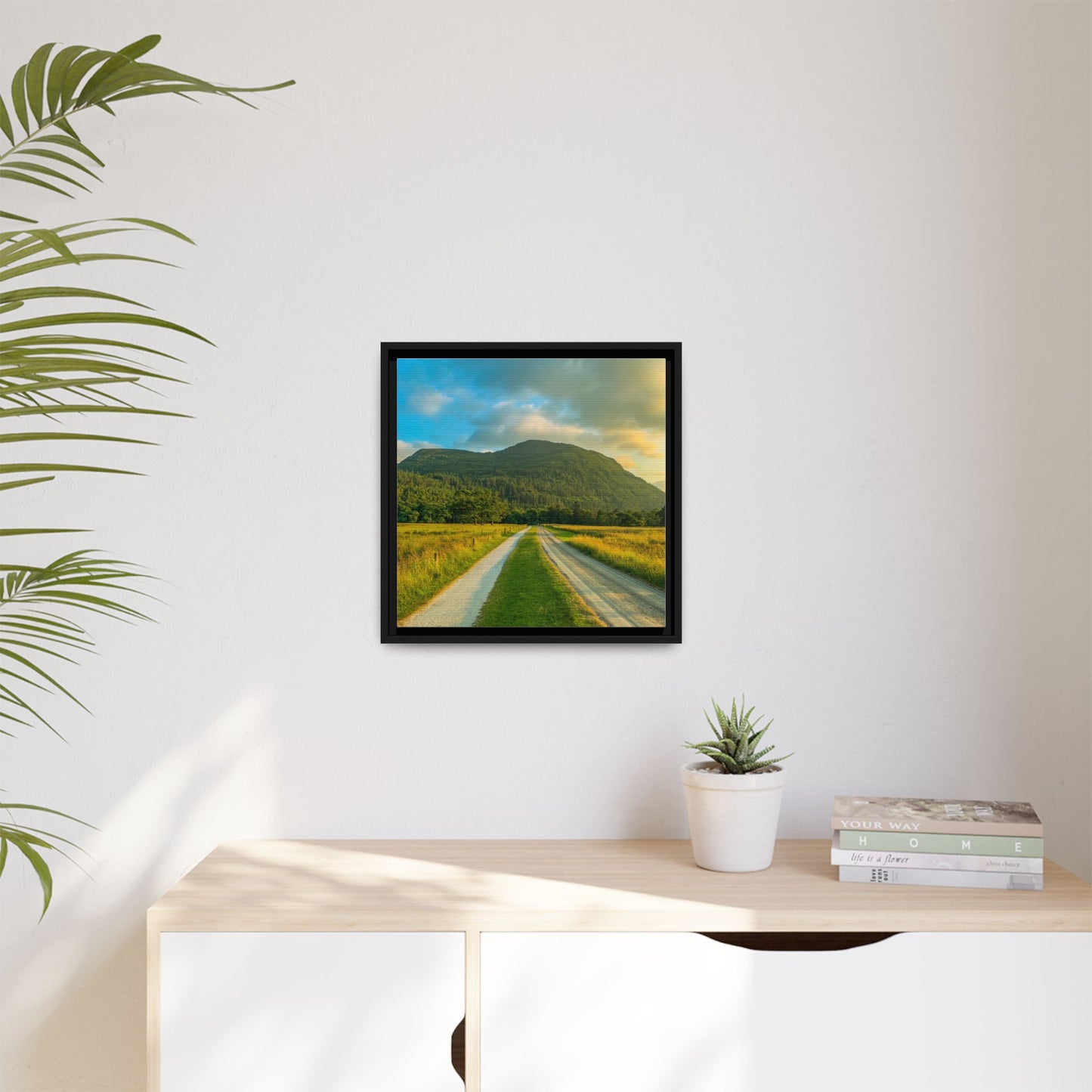 Mountain Torc Matte Canvas, Framed (Multi-color)