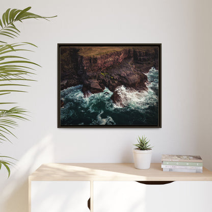 Kerry Head Matte Canvas, Framed (Multi-color)