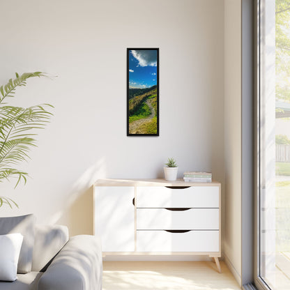 Glanageenty Forest Trail Matte Canvas, Framed (Multi-color)