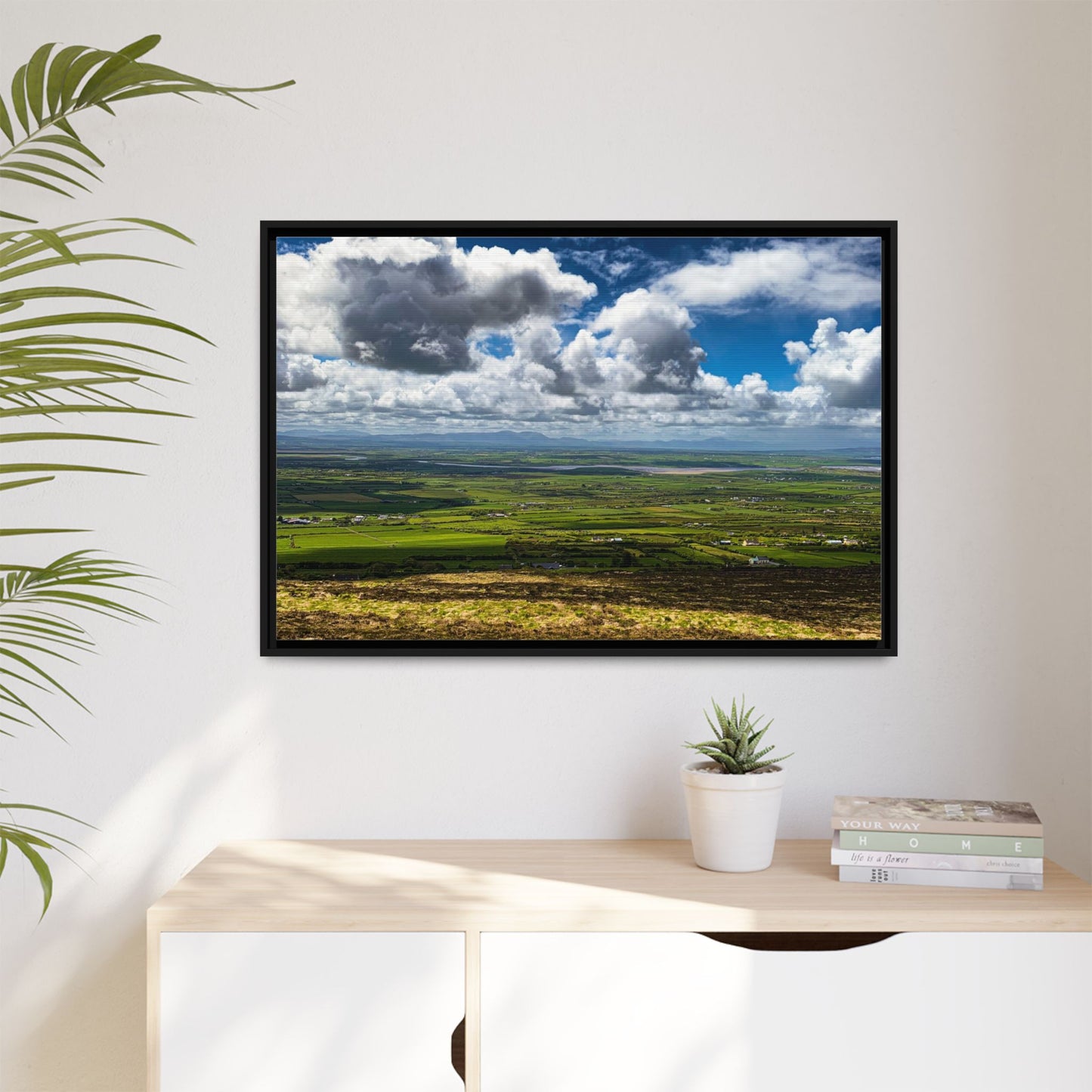 Kerry Panorama Matte Canvas, Framed (Multi-color)