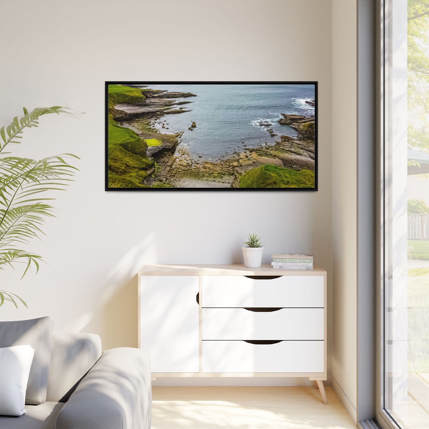 Somewhere in Sligo Matte Canvas, Framed (Multi-color)