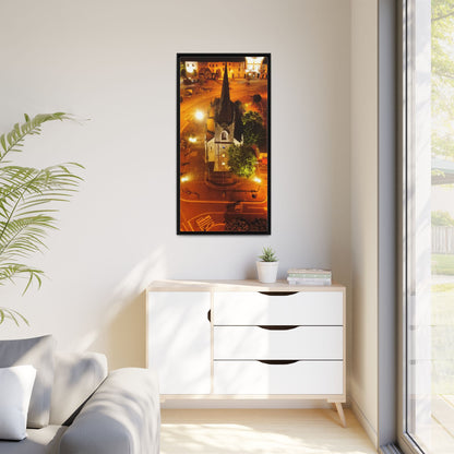 Listowel Church Matte Canvas, Framed (Multi-color)