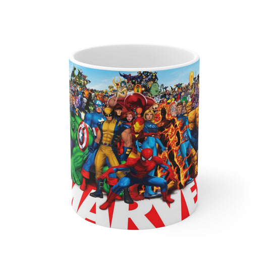 Marvel Superheroes Ceramic Coffee Cups - 11oz & 15oz - Perfect for Fans!
