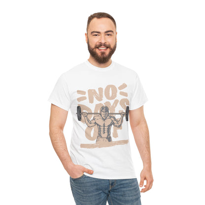 No Days Off Unisex Heavy Cotton Tee