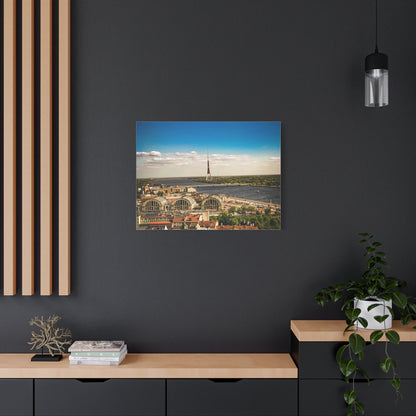 Riga TV Tower Matte Canvas, Stretched, 1.25"