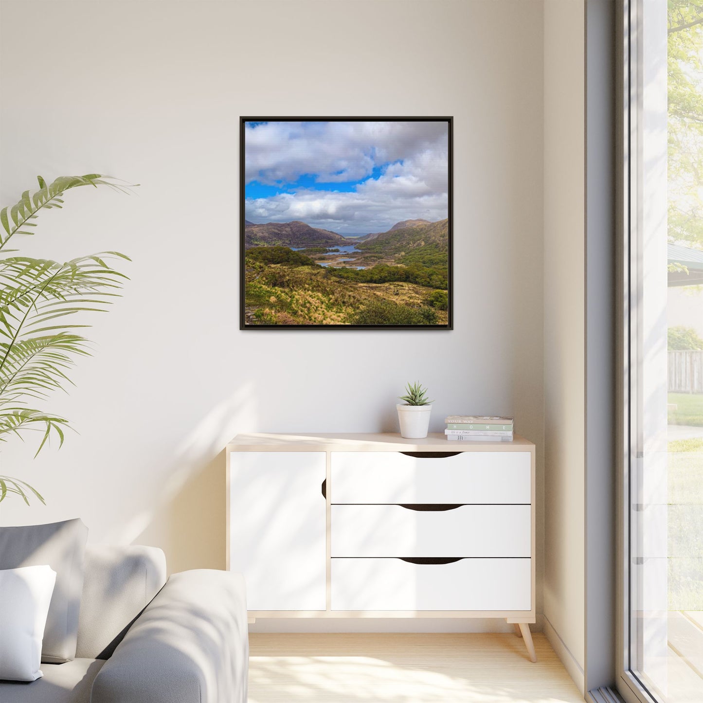 Matte Canvas, Framed (Multi-color)