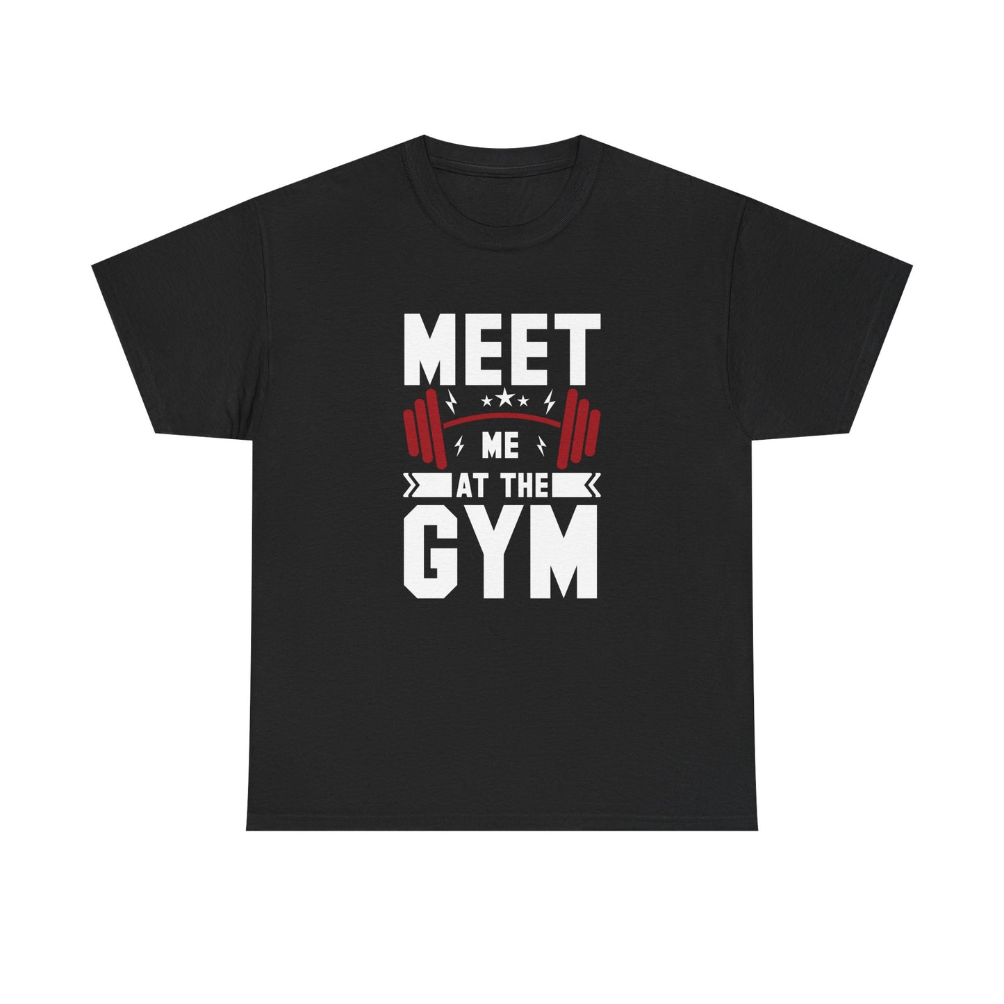 Gym Motivation Unisex Heavy Cotton Tee - "Meet Me at the Gym"