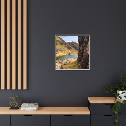 Mount Brandon Valley Matte Canvas, Framed (Multi-color)