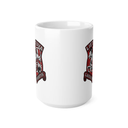 Lietuva "Laisve ir Mirtis" Ceramic Coffee Mugs - 11oz & 15oz Custom Cups