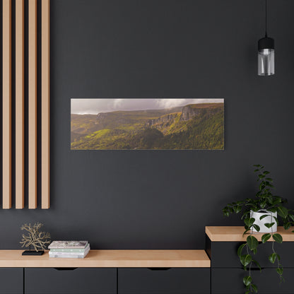 Sruth in Aghadh an Aird or The devil's Chimney Matte Canvas, Stretched, 1.25"