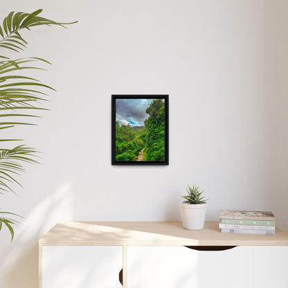 Torc Trail Matte Canvas, Framed (Multi-color)