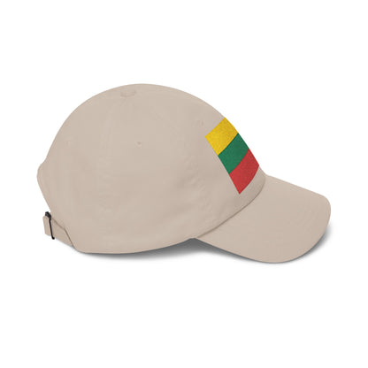 Lithuania Flag Embroidered Classic Dad Cap - Stylish Cotton Hat for Men