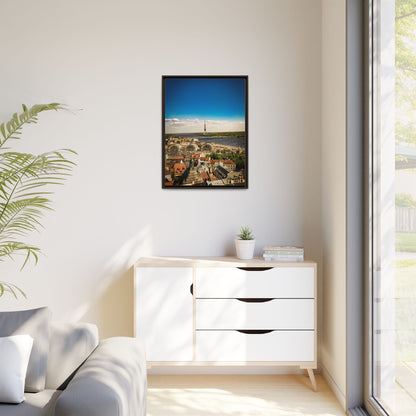 Riga TV Tower Matte Canvas, Framed (Multi-color)