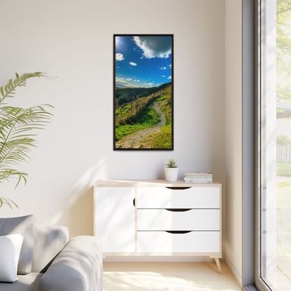 Glanageenty Forest Trail  Matte Canvas, Framed (Multi-color)