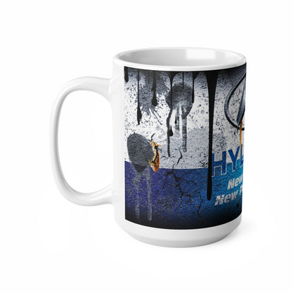 Hyundai-Inspired Ceramic Coffee Cups - 11oz & 15oz - "New Thinking, New Possibilities" Design