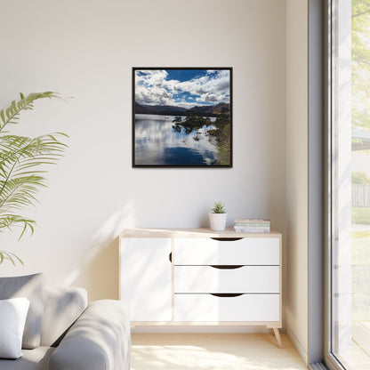 Lake Matte Canvas, Framed (Multi-color)