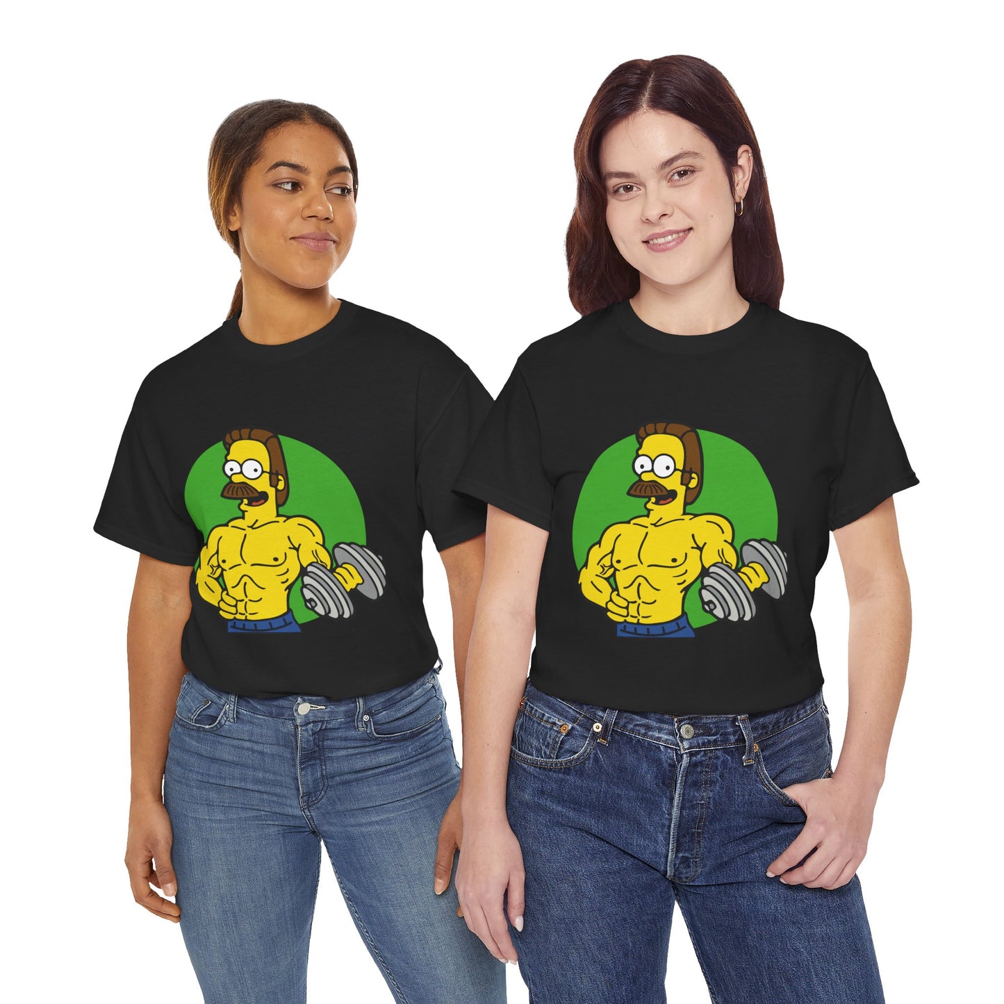 Muscular Ned Unisex Heavy Cotton Tee