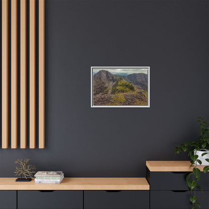 Halfway to Carrauntoohil Matte Canvas, Framed (Multi-color)