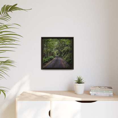 Glanageenty Forest Trail Matte Canvas, Framed (Multi-color)