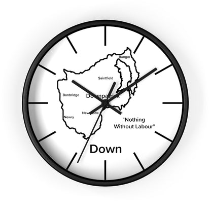 Down County Wall Clock