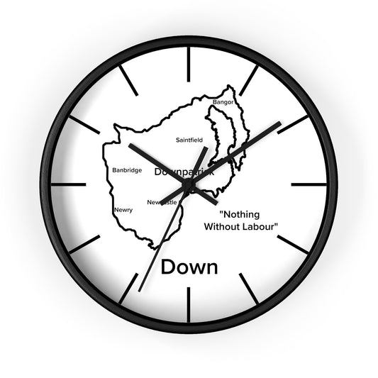 Down County Wall Clock