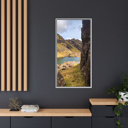 Mount Brandon Valley Matte Canvas, Framed (Multi-color)