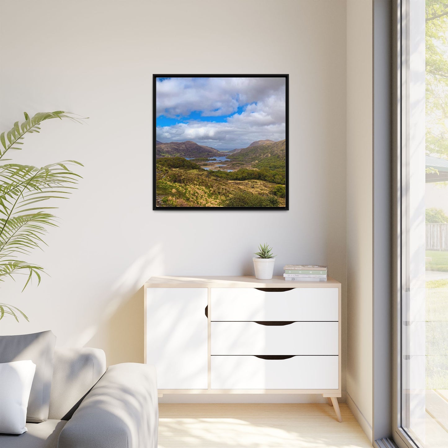 Matte Canvas, Framed (Multi-color)
