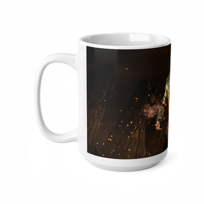 Scorpion Character Ceramic Coffee Mug - 11oz & 15oz, Perfect for Gamers & Mortal Kombat Fans