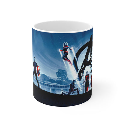 Heroic Ceramic Coffee Mug - 11oz & 15oz Marvel-Inspired Design