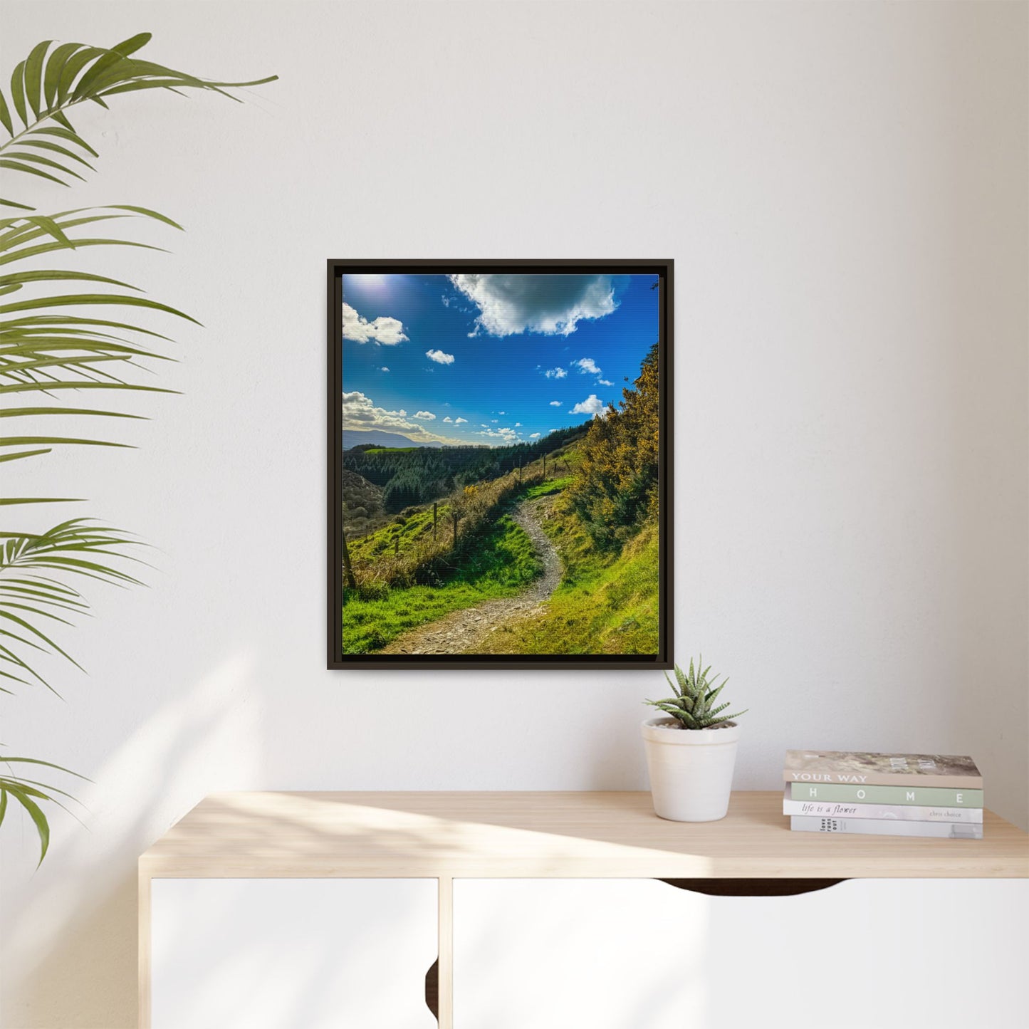 Glanageenty Forest Trail  Matte Canvas, Framed (Multi-color)