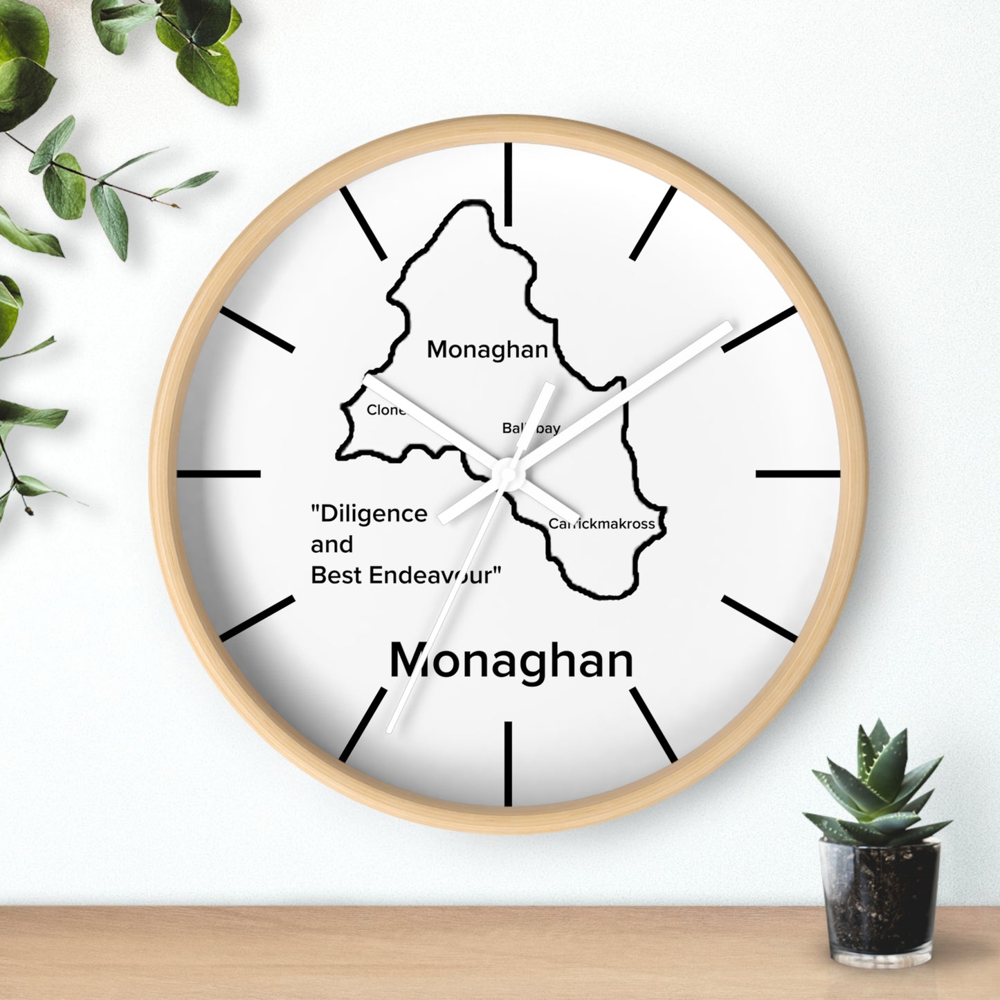 Monaghan County Wall Clock