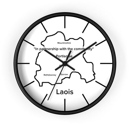 Laois County Map Wall Clock — Minimalist Irish County Clock