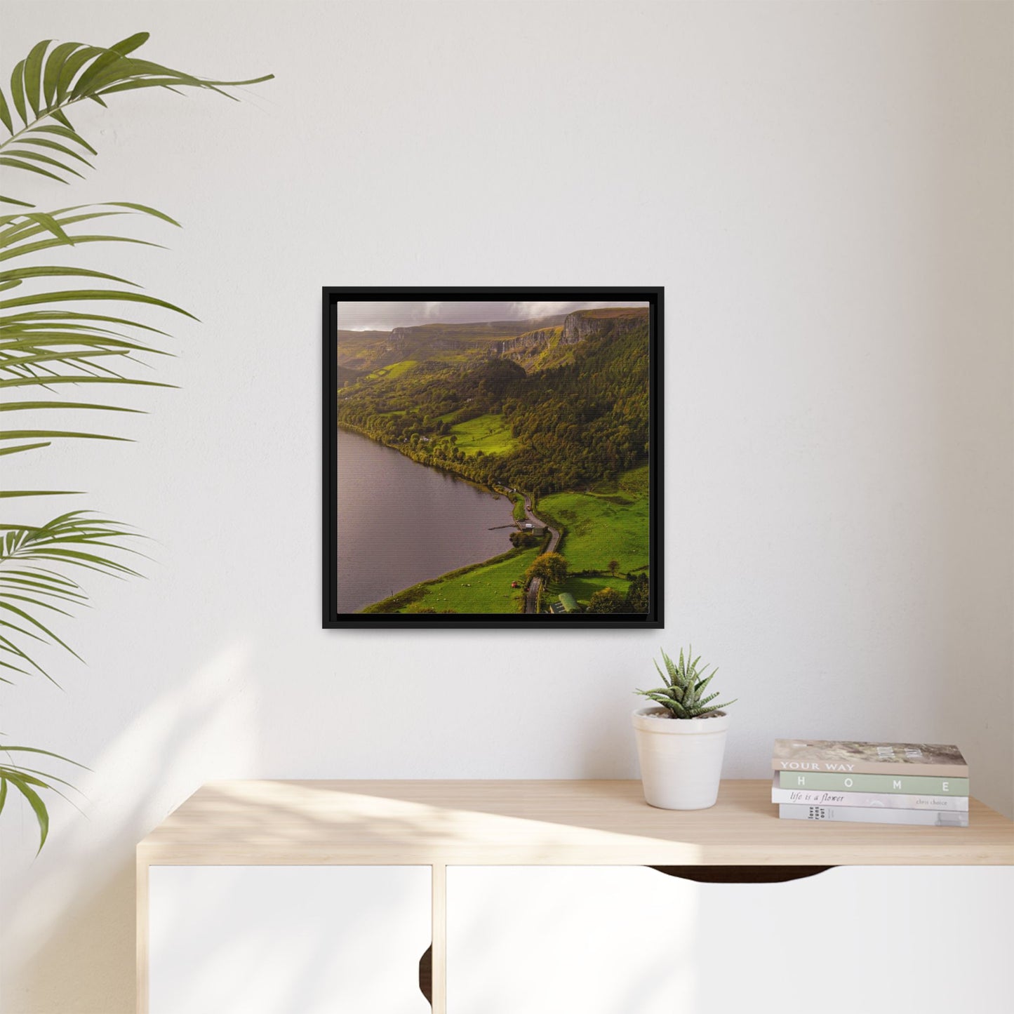 South in Aghadh an Aird or The Devil's Cheney Matte Canvas, Framed (Multi-color)