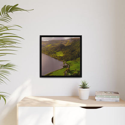 South in Aghadh an Aird or The Devil's Cheney Matte Canvas, Framed (Multi-color)