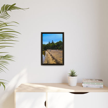 Killarney Beach Matte Canvas, Framed (Multi-color)