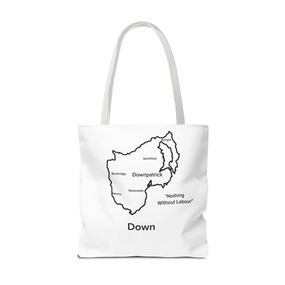 Down Tote Bag White Edition