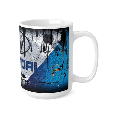 Hyundai Graffiti Coffee Mug - 11oz & 15oz - Urban Vibe for Car Enthusiasts
