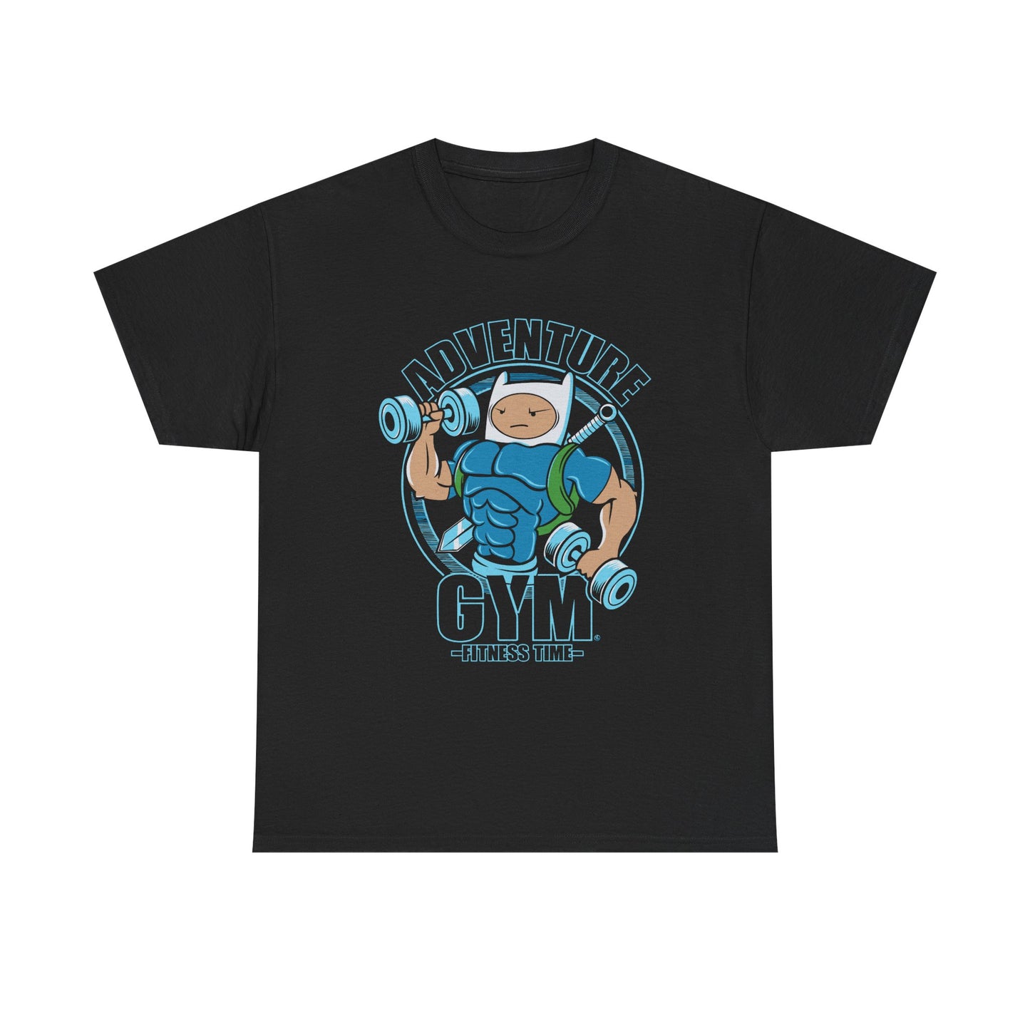 Adventure Gym Heavy Cotton Tee - Fitness Enthusiast Shirt