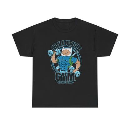 Adventure Gym Heavy Cotton Tee - Fitness Enthusiast Shirt