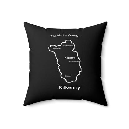 Kilkenny Spun Polyester Square Pillow Black Edition 4 Sizes