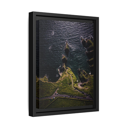 Dunquin Pier Matte Canvas, Framed (Multi-color)