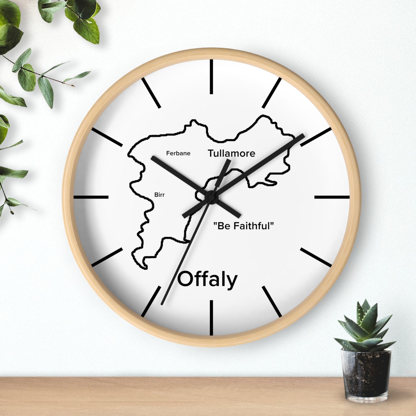 Offaly County Wall Clock
